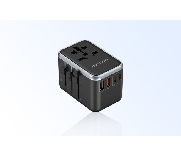 Vention Uniwersalny adapter podróżny 65W GaN 2x USB-A 2x USB-C - 1543464 - zdjęcie 6